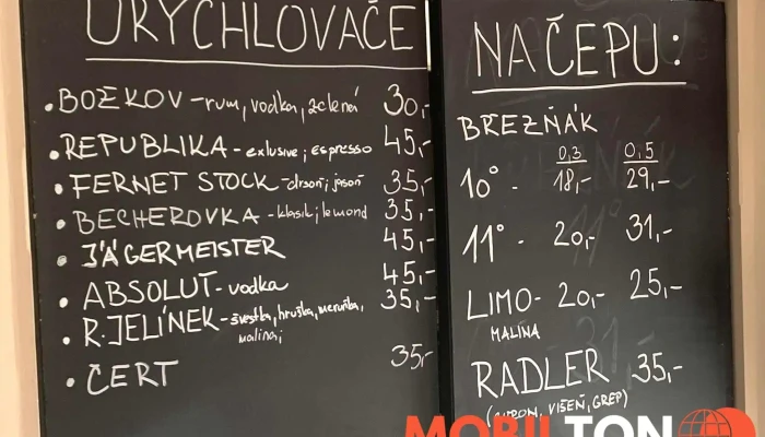 Hospoda Na Ruzku Menu - Pražská 51