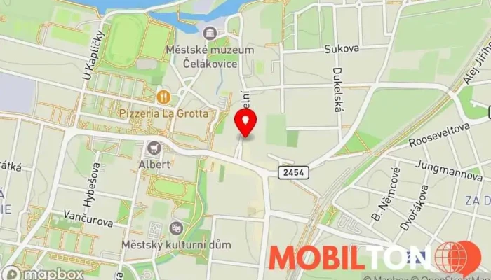 mapa Hospoda U Frigosů Hospoda v Kostelní 42/10