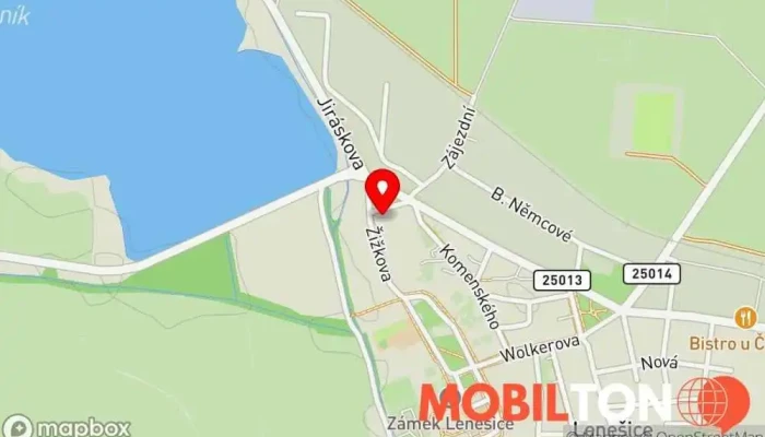 mapa Hospoda U Vlků Hospoda v Žižkova 19