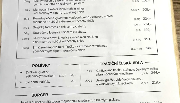 Hospudka Hlubina čislo - Krupská 21/35