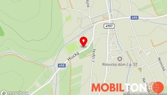 mapa Hospůdka na Hřišti Hospoda v Vlčnov