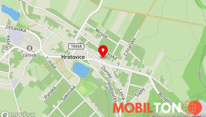 mapa Hospůdka Na Ranči Rodinná restaurace v Bří Lohniských 616