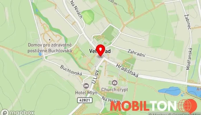 mapa Hospůdka u Alenky Bistro v Salašská 91