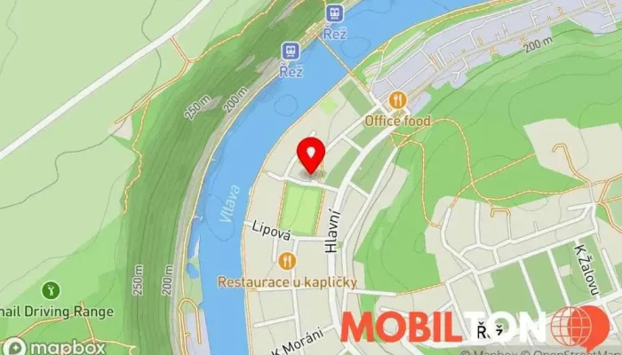 mapa HOSPŮDKA U HŘIŠŤE Restaurace v Husinec-Řež