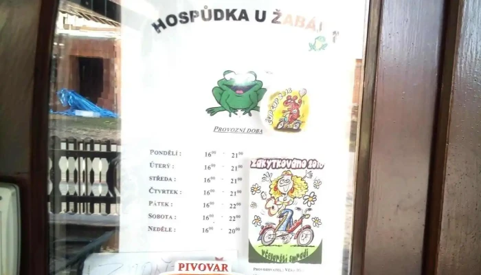 Hospudka U Zabaka Menu - Topolná