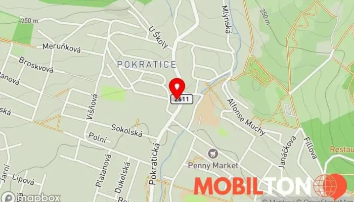 mapa Hostinec Chaloupka a Pizza z Chaloupky Restaurace, Pizzerie, Hospoda v Pokratická 98/15