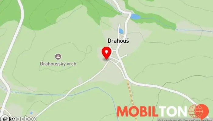 mapa Hostinec Drahouš Restaurace v Drahouš