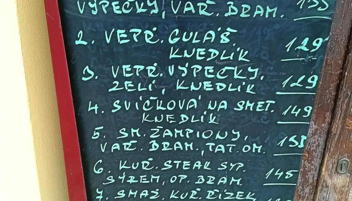 Hostinec Pod Lipami -  Menu - Pod Lipami 56