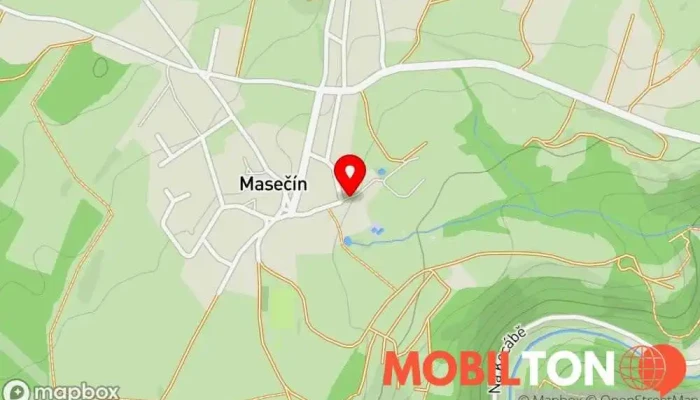 mapa Hostinec U Cihelků Hospoda, Bar, Restaurace v Masečín