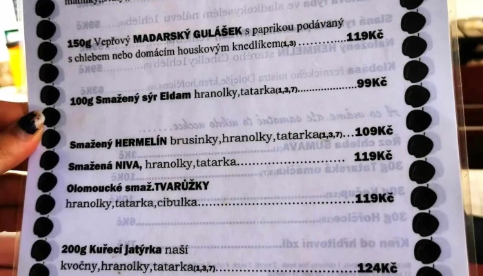 Hostinec U Cihelku Menu - Masečín
