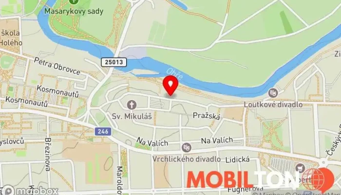 mapa Hotel Caramell Hotel v Mírové nám. 56
