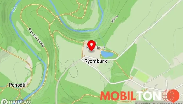 mapa Hotel Rýzmburk Hotel, Pořadatel akcí, Restaurace, Svatební služby v Žernov-Česká Skalice