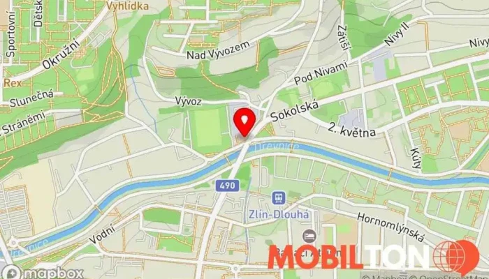 mapa Hotel Saloon Hotel, Bar, Hospoda, Restaurace v Tyršovo nábř. 487