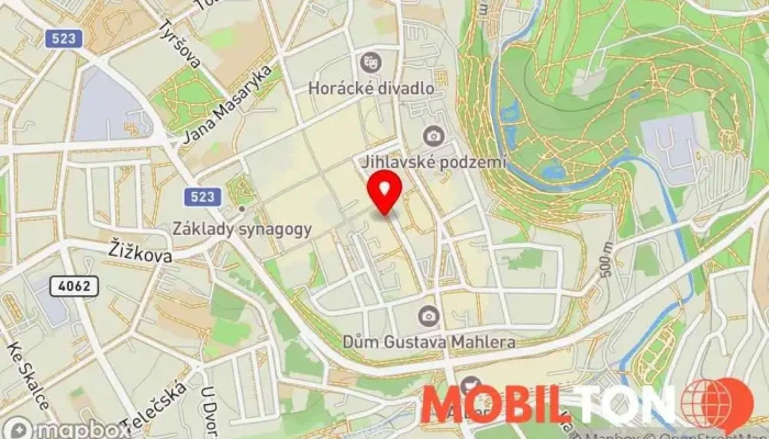 mapa HOTEL TŘI KNÍŽATA Restaurace v Masarykovo Nám. 1189