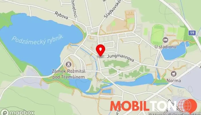 mapa Hotel U Bílého Lva Hotel, Penzion v Havlíčkova 178
