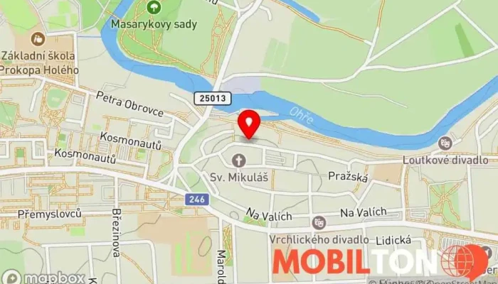 mapa Hotel u Radnice Hotel, Restaurace v Pivovarská 575