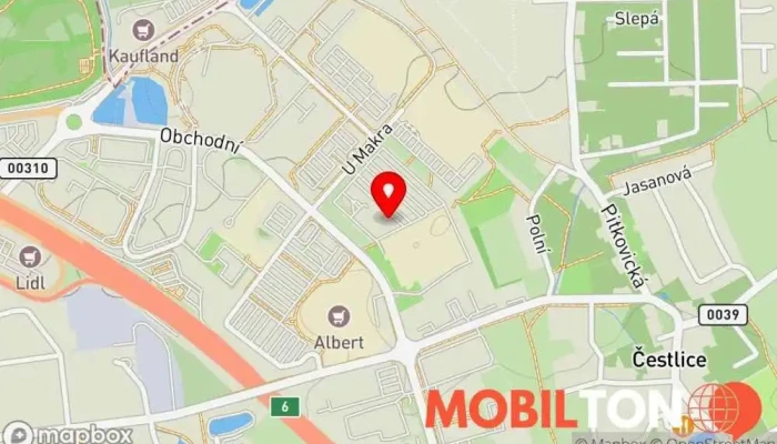 mapa HQ PIPPY GRILL Rychlé občerstvení v Čestlice-Říčany u Prahy