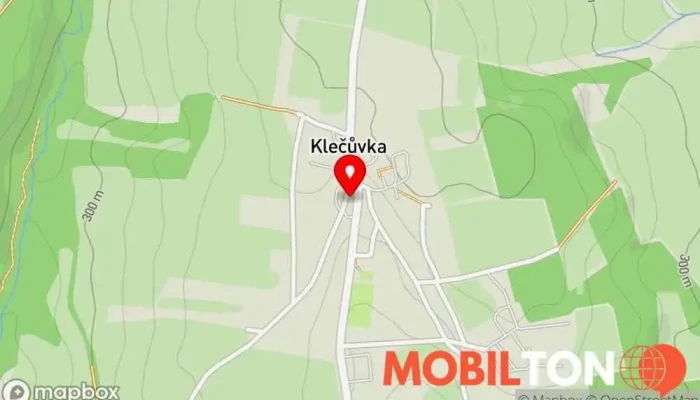 mapa Hustá hospoda Klečůvka Hospoda, Bar, Bistro, Restaurace v Zlín-Želechovice nad Dřevnicí