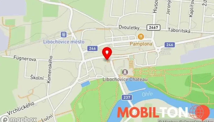 mapa Ikura Bistro Asijská restaurace v nám. 5. května 24