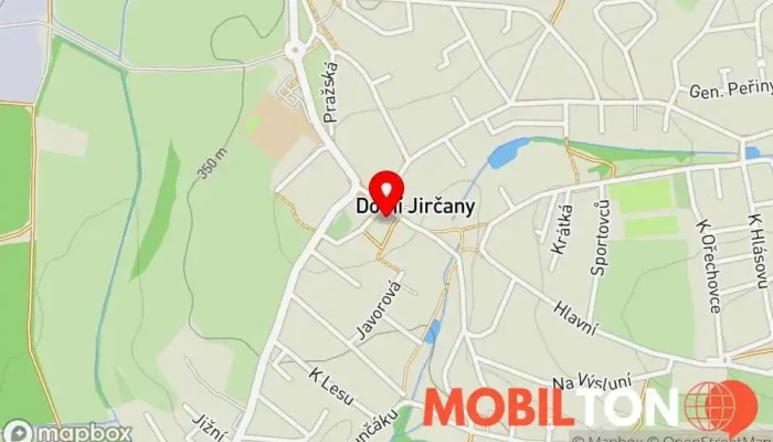 mapa Jirčanská hospůdka Na návsi Restaurace v Dolní Jirčany