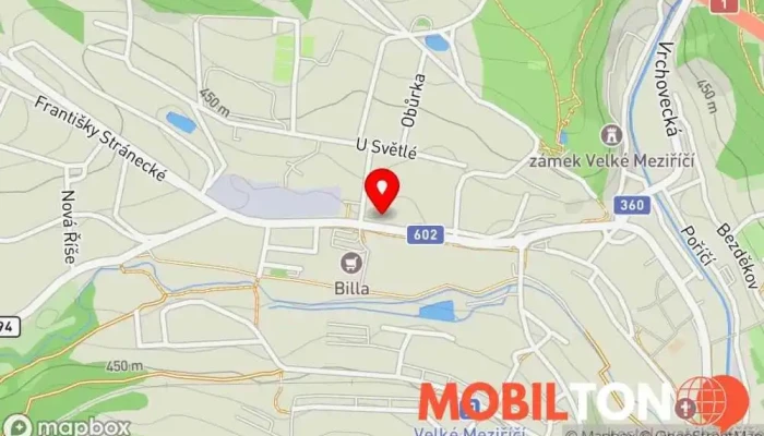 mapa Kafé Na Kovárně Restaurace v Hornoměstská 391/44