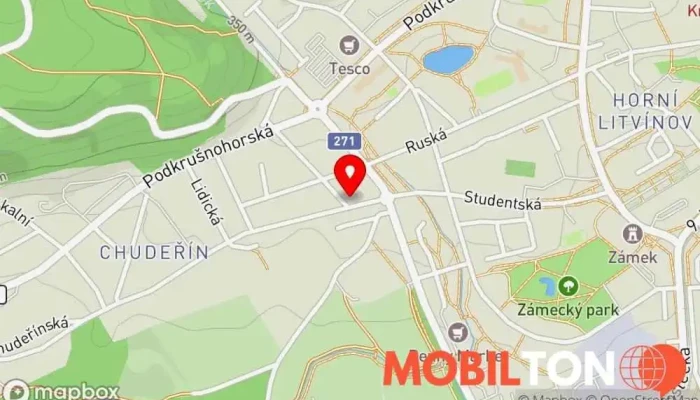 mapa Kavárna La ponto Kavárna / Čajovna v Chudeřín