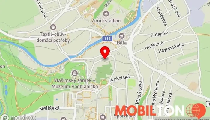 mapa Kavárna Měšťanský dům Kavárna v Žižkovo nám. 249