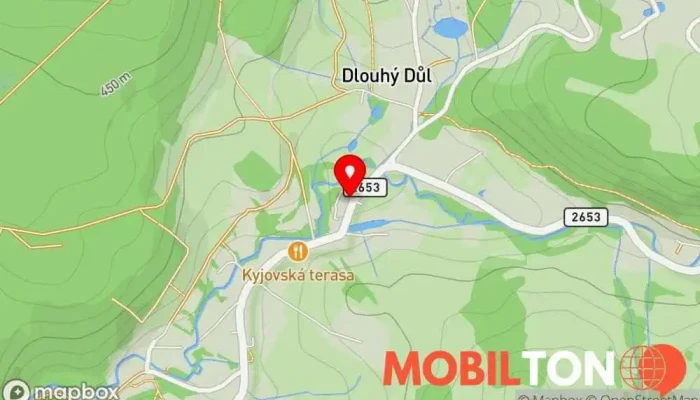 mapa Kavárna Perla Kavárna a bar, Knihkupectví, Zahrada, Restaurace v Krásná Lípa-Varnsdorf 1