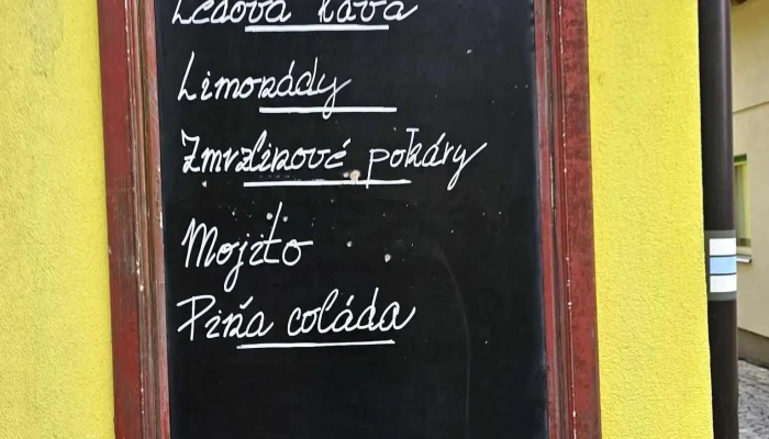 Kavarna Slunce Menu - Sladovnická 178