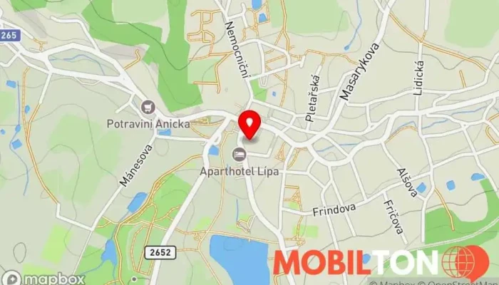mapa Kavárna u Frinda, sociální podnik Kavárna v Křinické nám. 254/4