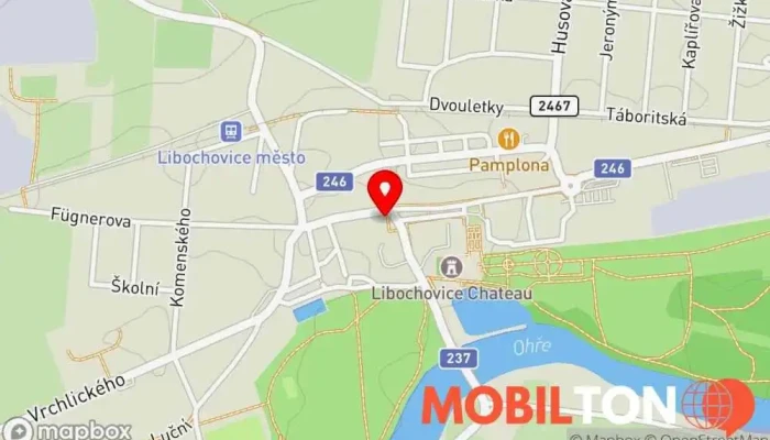 mapa Kavárna Živa Kavárna / Čajovna v nám. 5. května 25