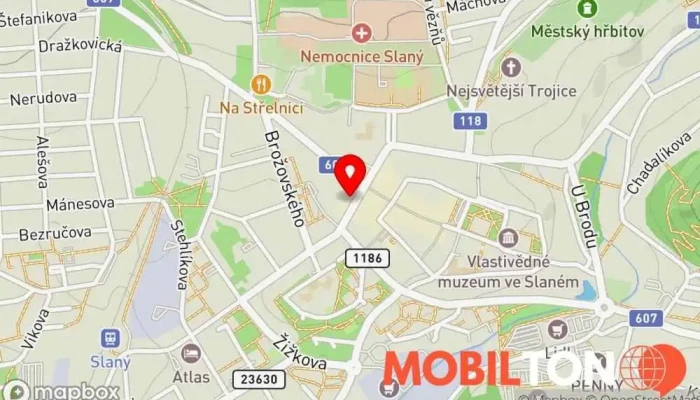 mapa Kebab antslya Turecká restaurace v Dr. E. Beneše 161