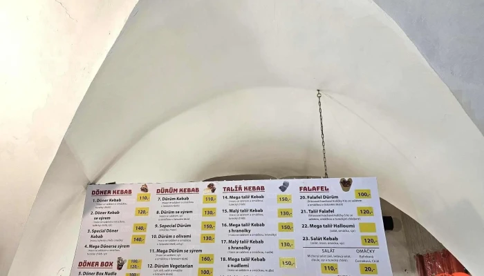Kebab Jihlava -  Menu - Masarykovo Nám. 39