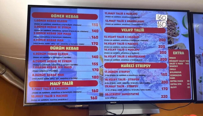 Kebap House -  Menu - Tyršova