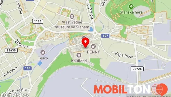 mapa Kitakata Wok restaurant v Ouvalova 390