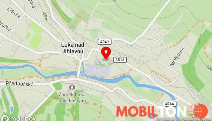 mapa Kolnička Restaurace v 1. máje 759