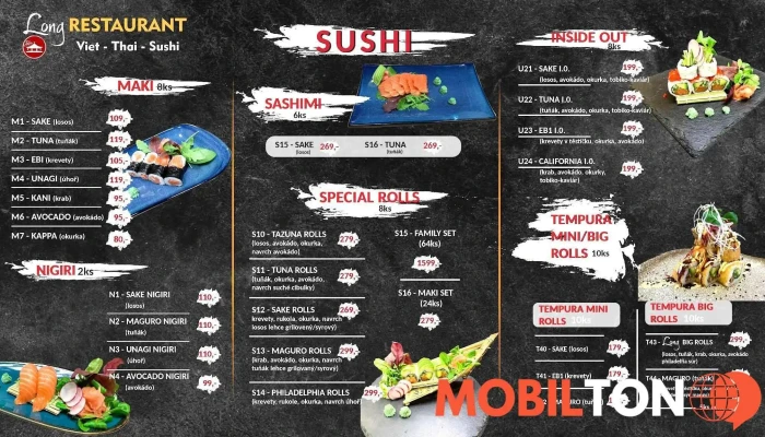 Koriandr -  Menu - Černokostelecká 2255