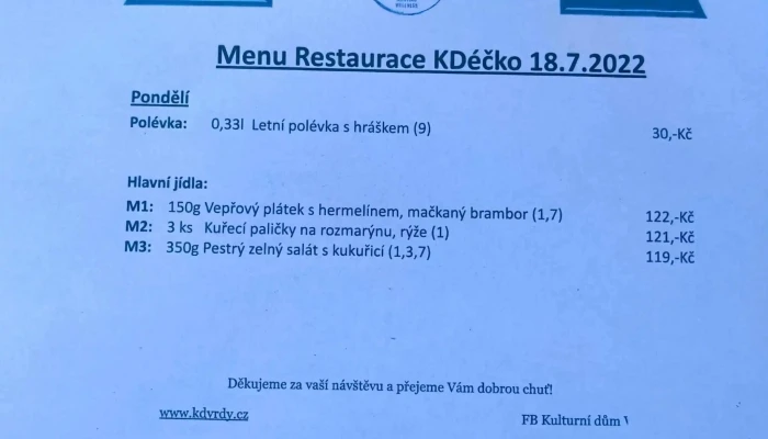 Kulturni Dum Vrdy Recenze - Smetanovo Nám. 294