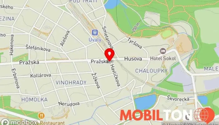 mapa kvapil. cafe&bistro Bistro v Havlíčkova 162