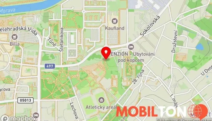 mapa La Brusla Nuova Italská restaurace v Na Rybníku 1057