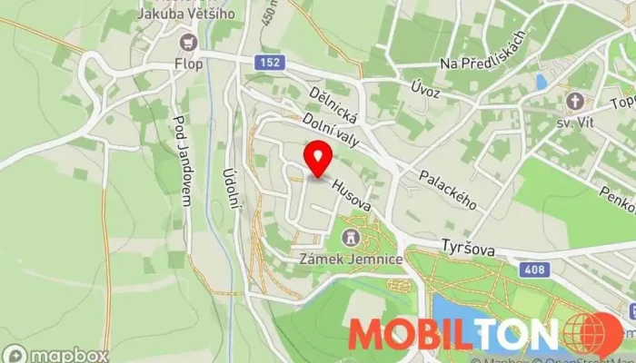 mapa La Jemizza Pizzerie v Husova 42
