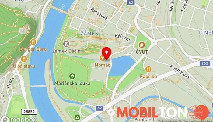 mapa Lázeňská kavárna Kavárna / Čajovna, Snídaňová restaurace v 10, U Plovárny 1259