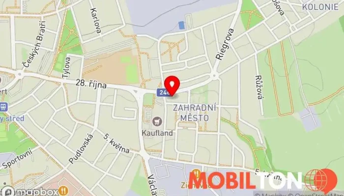 mapa Luna Trading S.r.o. Restaurace v Jasanová 2895