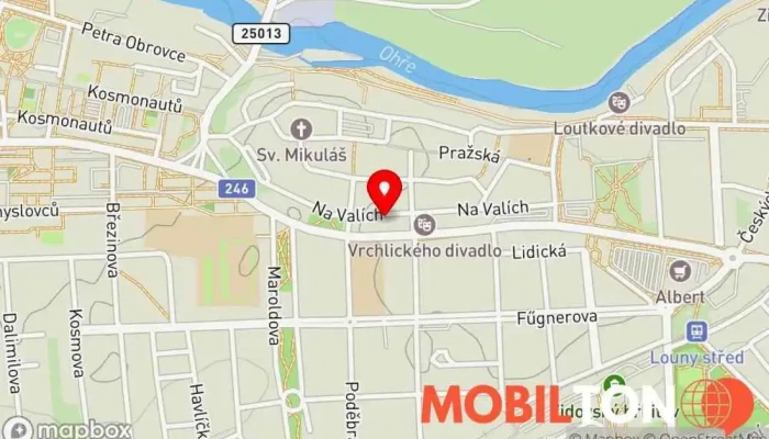 mapa Macrolife Food & Coffee kavárna Louny Kavárna, Bistro, Prodejna zdravé výživy v Na Valích 511