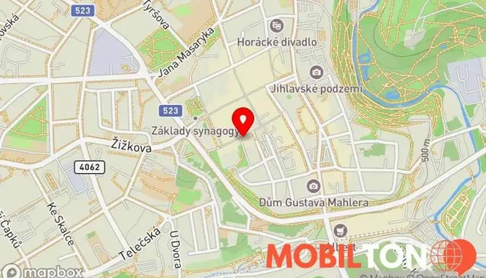 mapa Mad Monkey Café & Bistro Bistro v Minoritské nám. 1158/1