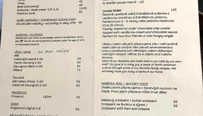Manolo Cafe Zs Menu - Vrchlického 1971 25