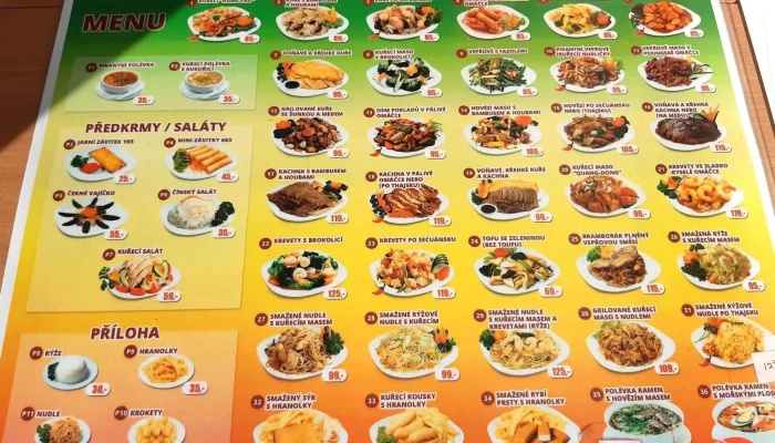 Mei Mei Bistro -  Menu - Cz Rudná Riegrova 527