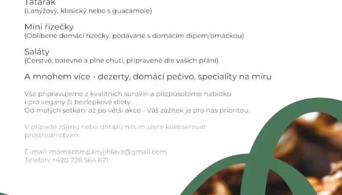 Moma Bistro Kavarna Menu - Havířská 1008/15 586 01