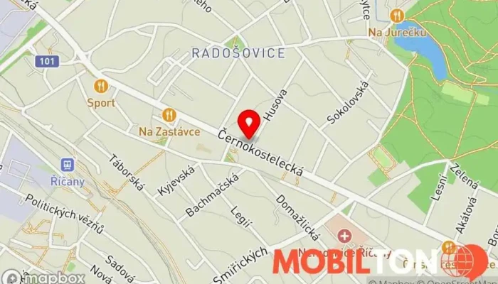 mapa Mr.Pho Říčany Restaurace, Vietnamská restaurace v Husova 1