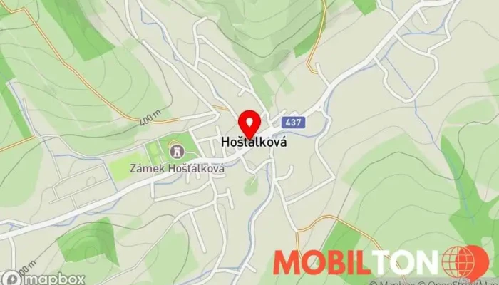 mapa Na Dědině Hospoda v 